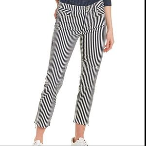 Current/Elliot The Cropped Striped Lexton Pant